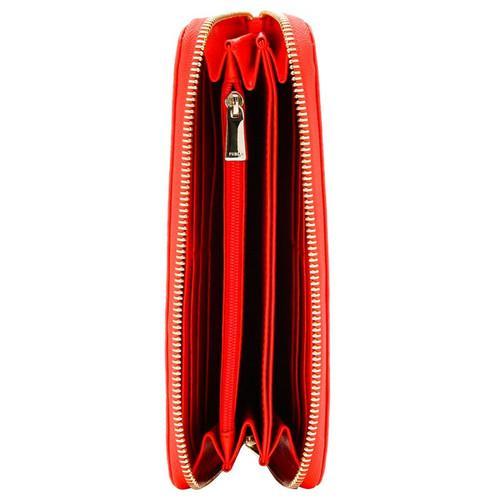 FURLA/芙拉女士Saffiano皮革橙红色长款钱包826449 商品图4