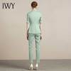 IWY/绿色播音艺考正装女职业装套装气质女神范高端西装工作服212096P1+C1-绿色 商品缩略图2