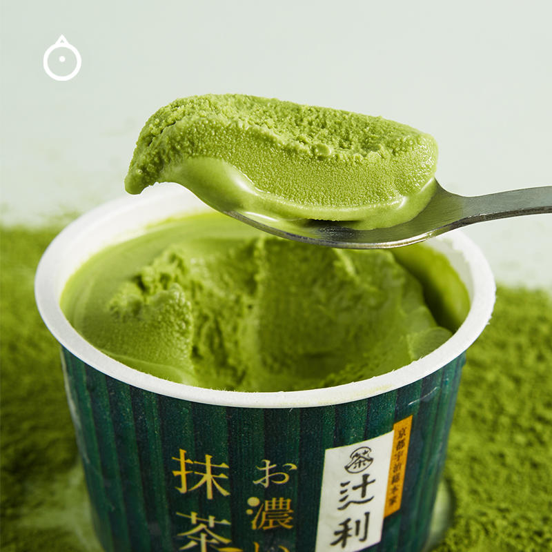 日本明治辻利抹茶味雪糕抹茶味冰淇淋 百年老店联名款