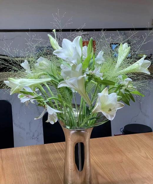 【百年好合】铁炮百合 白色 2头 5枝 商品图6