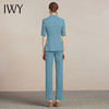 IWY/湖蓝色西服套装女时尚名媛休闲职业装气质女神范工作服修身西装212097C1+P3 商品缩略图2