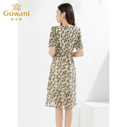 乔万尼真丝桑蚕丝法式优雅连衣裙新夏季EI2E759 商品图3