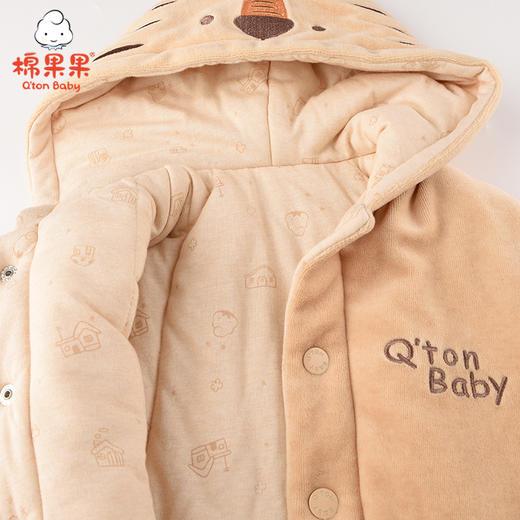 商场同款棉果果春秋季新疆彩棉天鹅绒斗篷礼盒  微商城发货不带礼盒M301120121413 商品图1