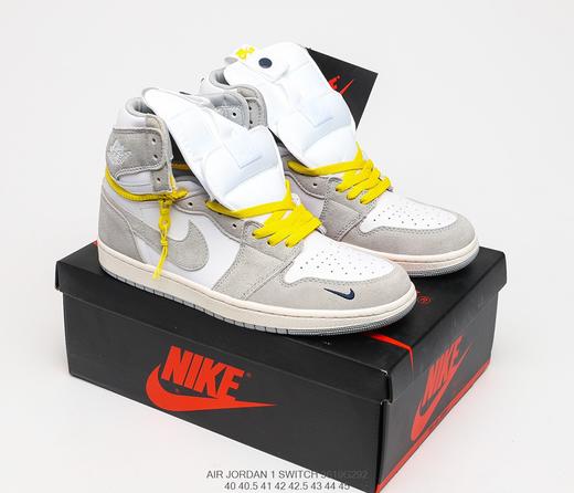 耐克Nike Air Jordan 1 Retro High Switch AJ1乔丹一代高帮百搭文化运动篮球鞋休闲板鞋CW6576-100 商品图8