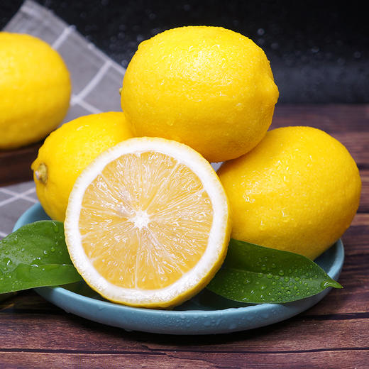 【四川安岳黄柠檬】新鲜柠檬 酸嫩多汁 可泡水制作冷菜 15枚装 商品图0
