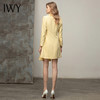 IWY/黄色职业西装连衣裙不规则设计高级感时尚气质优雅时髦工装OL Q11363-Y 商品缩略图3