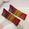SIOICIKI SAW1B014设计师联名款彩色渐变几何时尚高筒袜 商品缩略图1