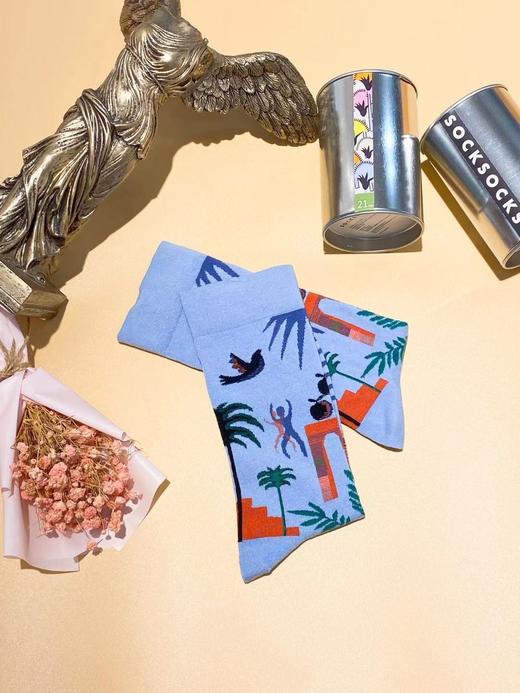 SIOICIKI  设计师联名款SSS2A057夏威夷中筒袜 商品图1