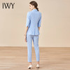 IWY/高端时尚正装蓝色西装套装职场女装五分袖通勤气质西服套裤职业装CP10226蓝色 商品缩略图4
