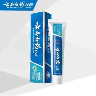 云南白药润爽薄荷香型牙膏125g-22150714 商品图0
