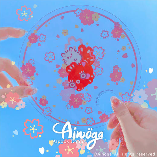 Ainoga丨樱花透明圆扇 商品图0