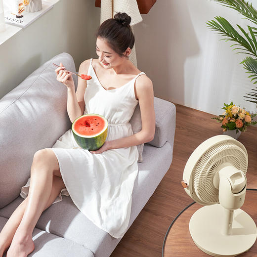 艾美特 Airmate智能温感空气循环扇直流变频遥控电风扇家用台立两用落地扇 CS30-RD37 商品图4