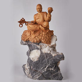 地藏王°黄杨木雕