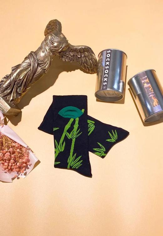 SIOICIKI  设计师联名款SSS1A043青竹中筒袜 商品图2