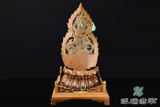 派瑞翡翠 翡翠摆件 糯种 绿色 商品图2