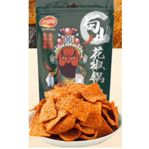 【4.5元/袋】米修郎蜀山五香/原香/川椒辣牛肉花椒锅巴158g 商品图2