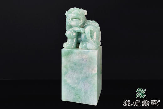 派瑞翡翠 翡翠摆件 糯种 绿色 商品图3