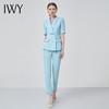 IWY/职业套装女工装装短袖韩版干练西装套裤气质商务正装工作服C11238+P10223 商品缩略图0
