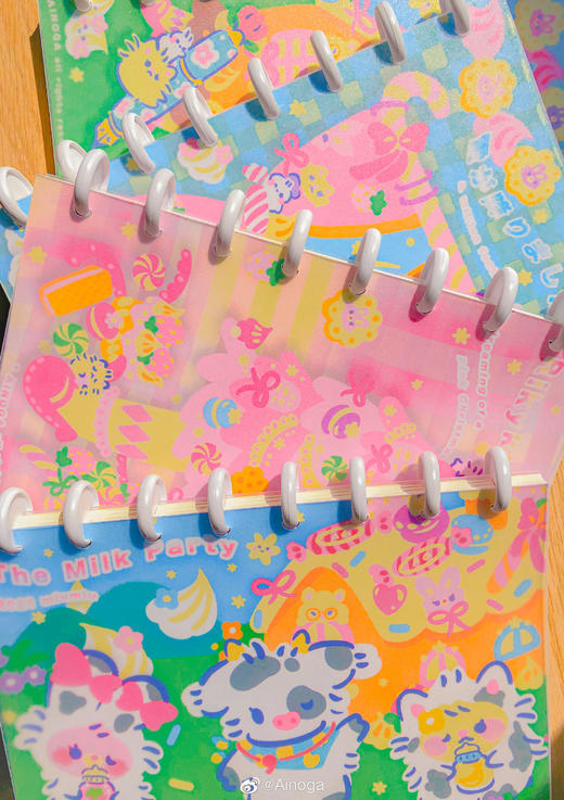 Ainoga丨奶牛环扣本 商品图1