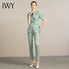 IWY/绿色播音艺考正装女职业装套装气质女神范高端西装工作服212096P1+C1-绿色 商品缩略图0