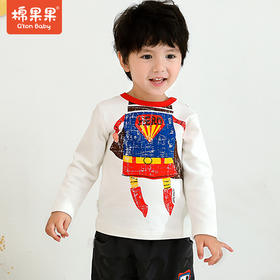 商场同款棉果果春秋季男童氨棉棉毛套头T恤M312140221431