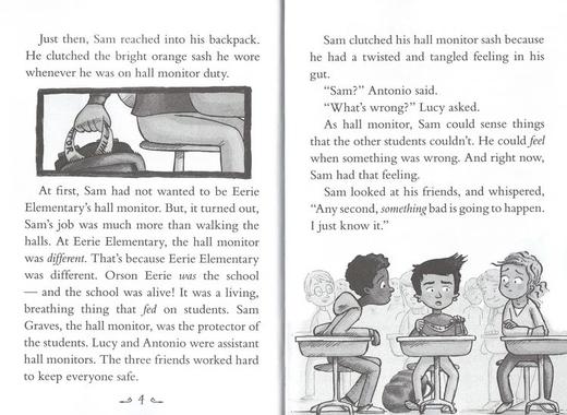 AR 3.5 600L-690L 赠音频 Eerie Elementary 怪诞小学 10册 学乐大树系列 Branches 英文原版桥梁章节书 商品图4