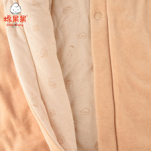 商场同款棉果果春秋季新疆彩棉天鹅绒斗篷礼盒  微商城发货不带礼盒M301120121413 商品图2