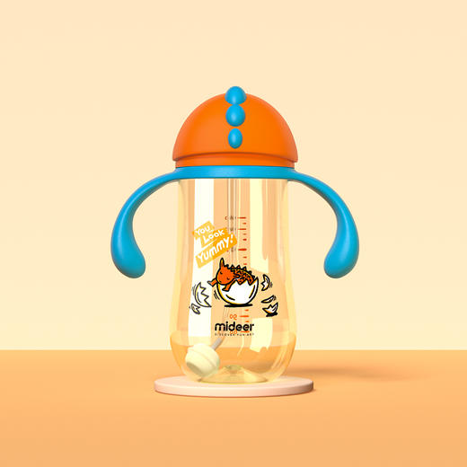 弥鹿mideer吸管杯-你看起来很好吃（小甲龙大号） 商品图0