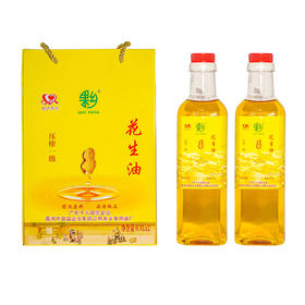 果乡压榨一级花生油1L（0.5L×2罐）