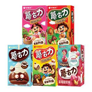 网34好丽友蘑古力草莓味448g一份8盒待定