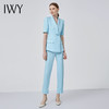 IWY/职业套装女工装装短袖韩版干练西装套裤气质商务正装工作服C11238+P10223 商品缩略图1