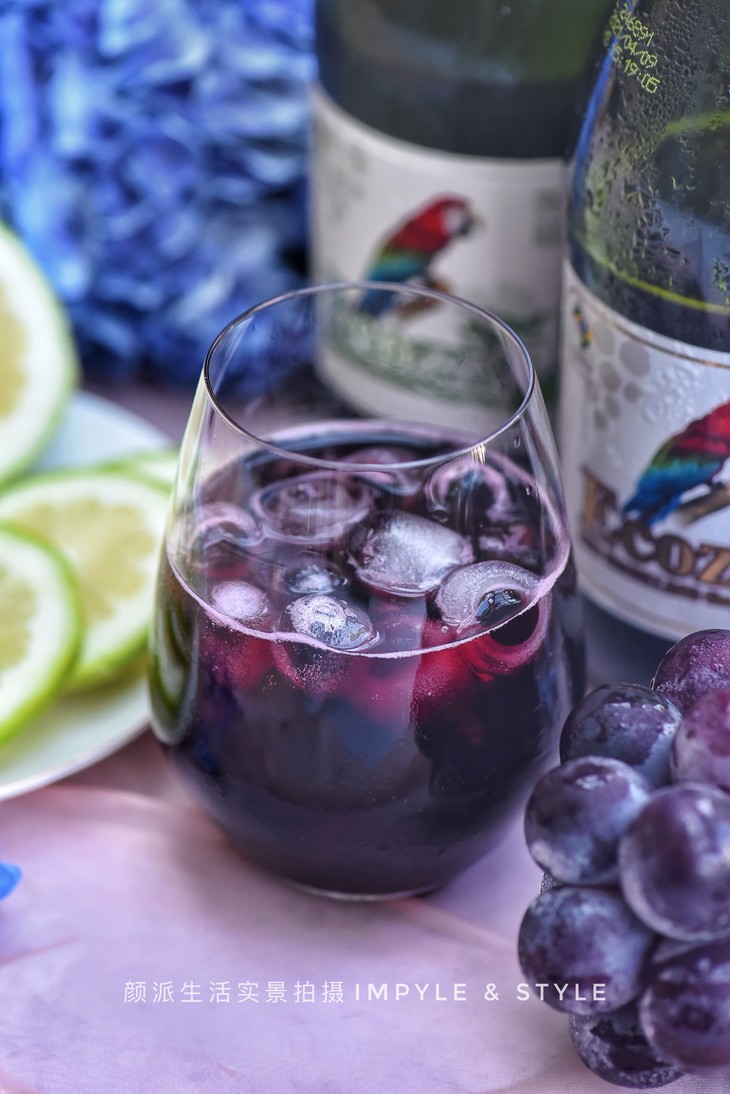 【现货不含酒精】意可萨无醇起泡红/白葡萄汁饮料 100%纯果汁 不添加