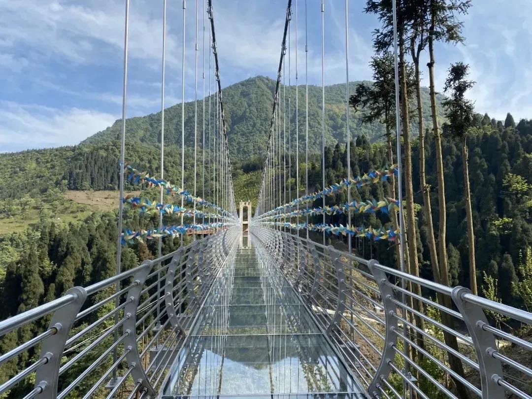 网红玻璃桥▲▲玻璃滑道▲还可以打卡高空溜索等项目既刺激又锻炼