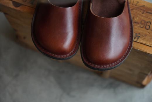 Diu棕/深红棕/黑牛皮手工鞋 商品图5