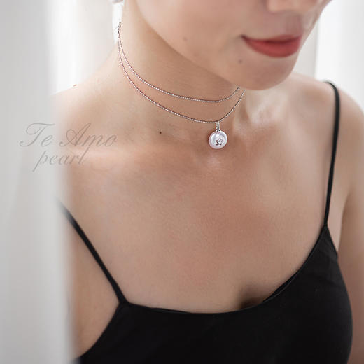 自然之美系列【守护者】淡水巴洛克珍珠项链 商品图3