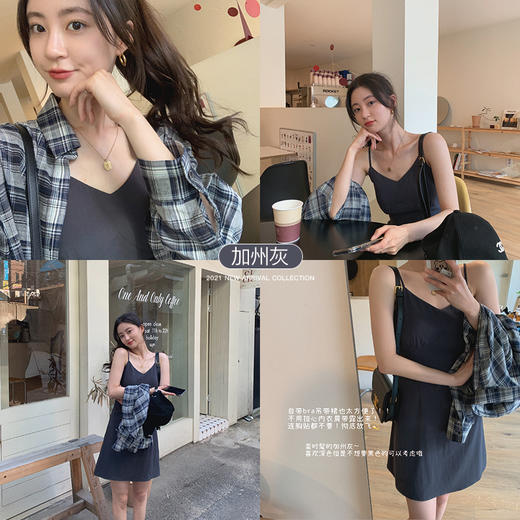 【金蘑菇菇 Galway girl～】设计感气质抹胸裙 商品图3