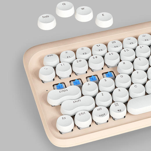 LOFREE 洛斐DOT圆点机械键盘奶茶系列 温柔暖色大气优雅[福利品] 商品图5
