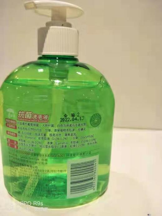 【亚欧超市】绿伞草本精华抗菌洗手液500ml 商品图1