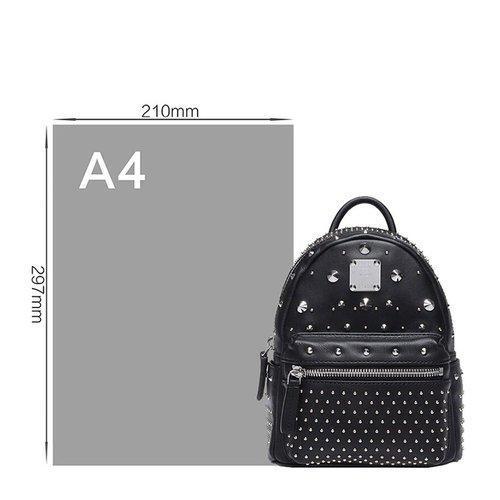 MCM/MCM 女士黑色牛皮双肩包 6SVE71 商品图1