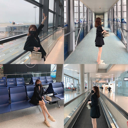 不退不换  今日特价 【金蘑菇菇 中古西装】vintage复古调调夏季薄款韩版网红休闲西服 商品图4