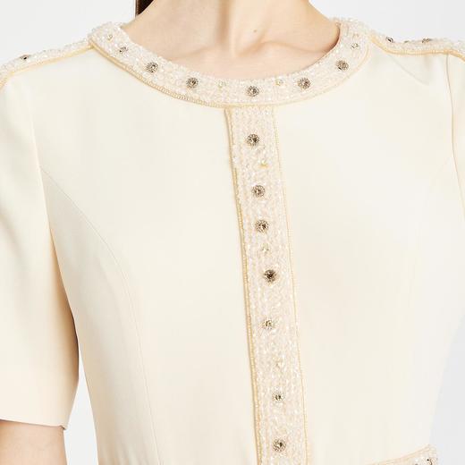 LF802斯尔丽瑟俪2021年春季上新小香风亮钻连衣裙 商品图2