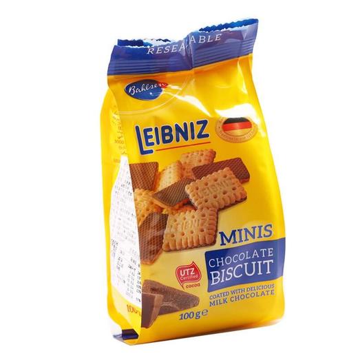 莱布尼兹牛奶巧克力饼干100g 商品图0