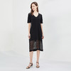 RE6A1斯尔丽瑟俪2021年春季上新休闲舒适拼接针织衫连衣裙 商品缩略图2