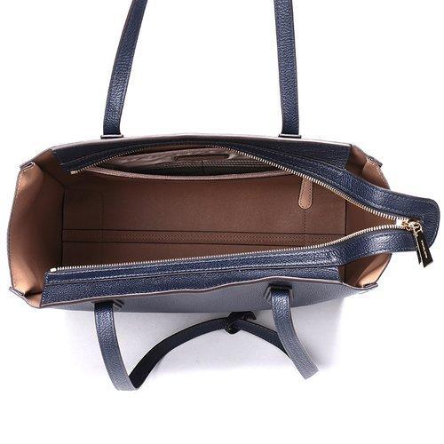 MichaelKors/迈克·科尔斯女士Saffiano皮革单肩手提包30T7GM9T7L深蓝色 商品图14