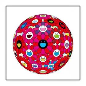 村上隆-红色花球-165/300