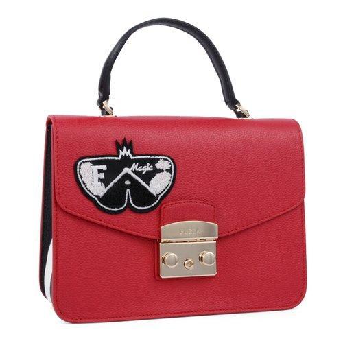 FURLA/芙拉 女士Saffiano皮革单肩斜挎包 小猪锁头包 904046 商品图2