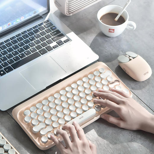 LOFREE 洛斐DOT圆点机械键盘奶茶系列 温柔暖色大气优雅[福利品] 商品图3