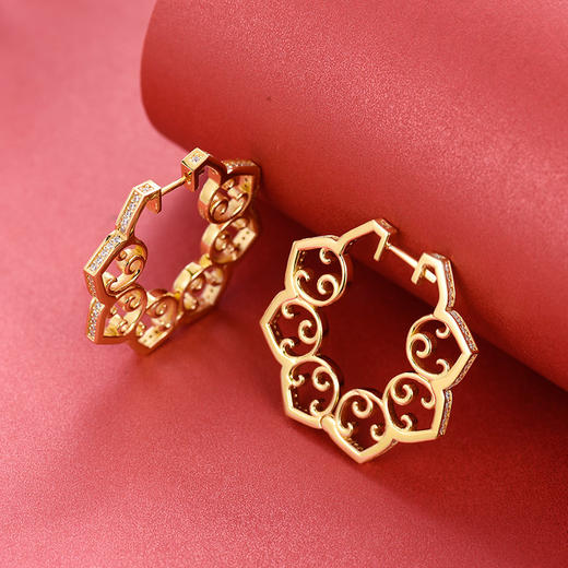 【采购专享】宫里的世界&BYJ 如意美满耳环 商品图4