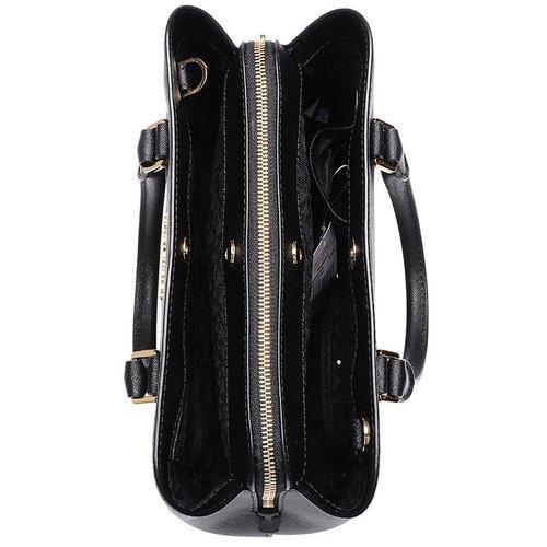 MichaelKors/迈克·科尔斯女士Saffiano皮革单肩斜挎手提包30S6GS7S2L黑色 商品图4