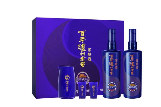 下架【泸州老窖】52度百年泸州老窖窖龄90年双瓶酒具礼盒装500ml*2 商品图5